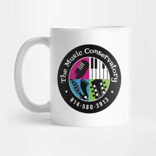 Official Music Conservatory Merchandise Black Logo Mug